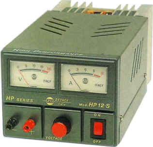 .Zetagi HP 12-S Analog strømforsyning 4-17 volt 10 Amp .Zetagi HP 12-S Analog strømforsyning 4-17 volt 10 Amp